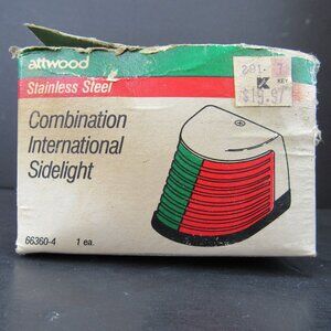 Vintage Attwood Stainless Steel Combination International Sidelight 66360-4